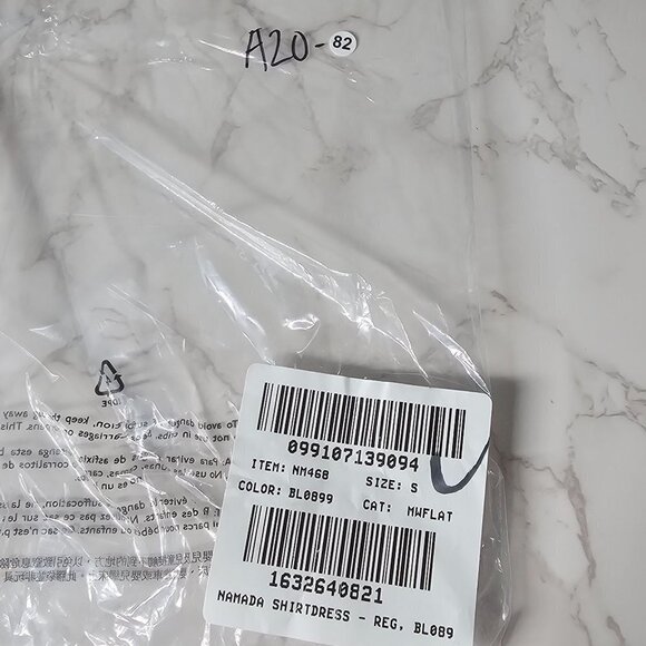 Madewell Mini Shirt Dress in (Re)generative Chino Button-Up Blue Women Small NWT - Picture 5 of 16